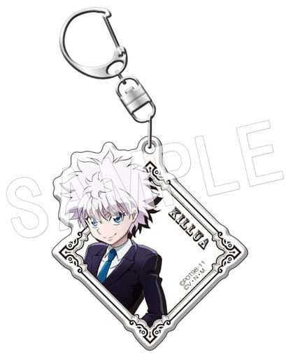 Killua Zoldyck Hunter x Hunter Fortune Acrylic Key Chain Suit Ver. Key Chain [USED]