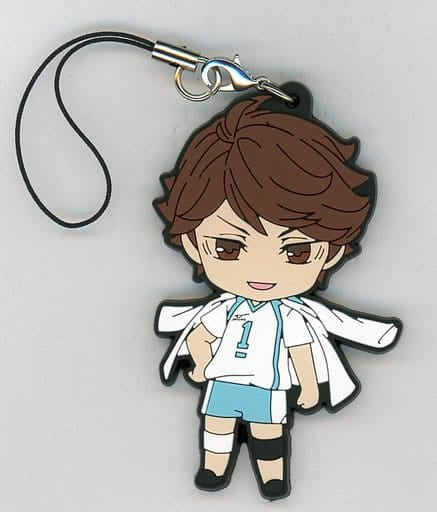 Toru Oikawa Great King Ver. Haikyu!! Nendoroid Plus Rubber Charm GOODSMILE Online Shop Limited Nendoroid Purchase Bonus Key Chain [USED]
