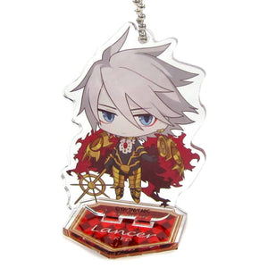 Lancer of Red Fate/Apocrypha Trading Acrylic Stand Key Chain Side Red animate cafe Limited Key Chain [USED]