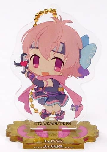 Leo Saionji King of Prism Prism Kingdom Acrylic Key Chain Collection with Stand Chibi Chara Ver. animate Girls Festival 2017 Limited Key Chain [USED]