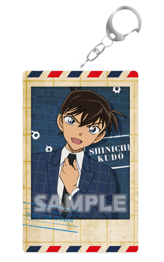 Shinichi Kudo Detective Conan Cararium Photo Acrylic Key Chain Key Chain [USED]