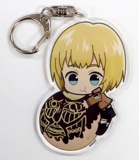 Armin Arlert Attack on Titan Kajirikko Chara Dri!! Acrylic Key Chain Collabo Cafe Honpo Limited Key Chain [USED]