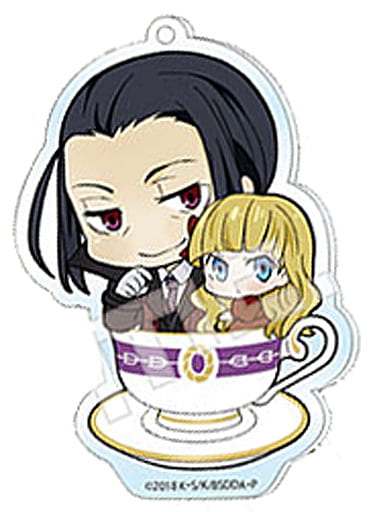 Ogai Mori Bungo Stray Dogs DEAD APPLE Acrylic Key Chain Coffee Cup Port Mafia Key Chain [USED]