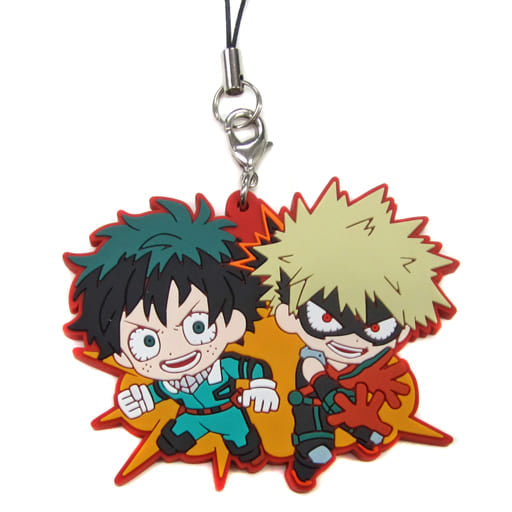 My Hero Academia Izuku Midoriya Katsuki Bakugo Toys Works Collection Kisekae Niiten Gomu! 2nd Jump Shop Limited Box Purchase Privilege Keychains [USED]