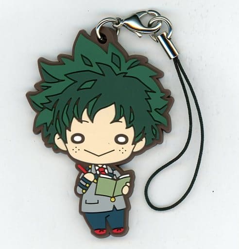 Izuku Midoriya My Hero Academia Nitotan Uniform Rubber Mascot Jump Festa 2018 Limited Key Chain [USED]