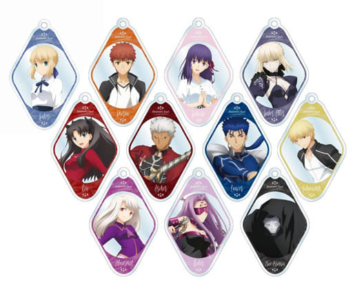Sakura Matou, etc. Fate/stay night: Heaven's Feel Trading Acrylic Key Chains All 11 Types Set Key Chain [USED]