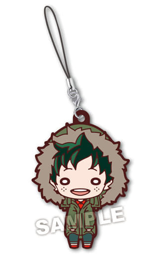 Izuku Midoriya My Hero Academia Nitotan Plain Clothes Rubber Mascot Key Chain [USED]