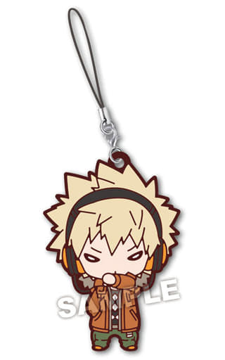 Katsuki Bakugo My Hero Academia Nitotan Plain Clothes Rubber Mascot Key Chain [USED]