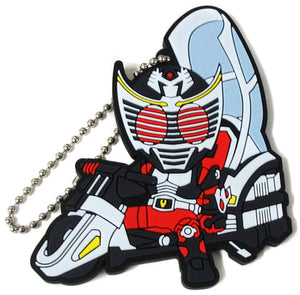 Kamen Rider Ryuki Kamen Rider Build with Heisei Kamen Rider Ichiban Kuji Shugo! Heisei Kamen Rider Ball Chain Rubber Prize C Key Ring [USED]