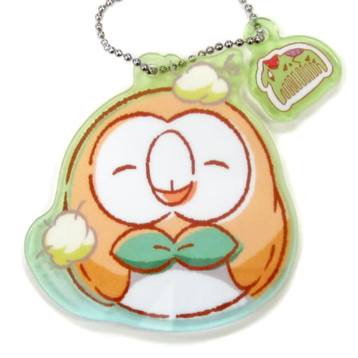Rowlet Pokemon Acrylic Keychain Collection Oteire Please Pokemon Center Limited Key Chain [USED]