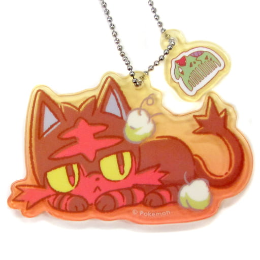 Litten Pokemon Acrylic Keychain Collection Oteire Please Pokemon Center Limited Key Chain [USED]