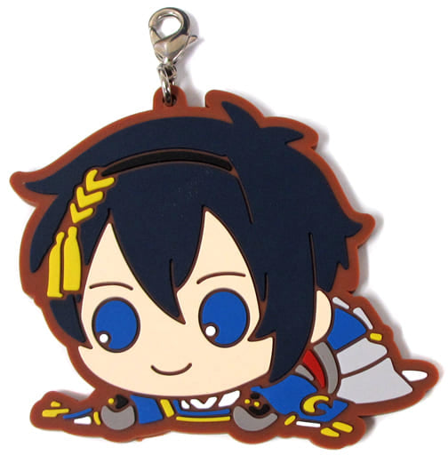 Mikazuki Munechika 01 Touken Ranbu ONLINE Shuku Kuji Rubber Mascot Rubber Mascot Prize Key Chain [USED]