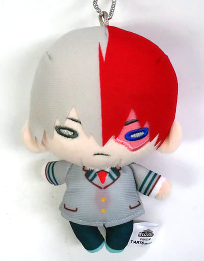 Shoto Todoroki Uniform My Hero Academia Nitotan Plush Toy with Ball Chain Jump Festa 2018 Limited Key Chain [USED]
