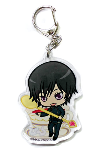Lelouch Lamperouge Code Geass: Lelouch of the Rebellion II - Transgression Mogu Mogu Acrylic Key Chain Theater Limited Key Chain [USED]