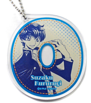 Suzaku Kururugi Code Geass: Lelouch of the Rebellion Acrylic Keychain Collection Code Geass Lelouch of The Rebellion Exhibition Limited Key Chain [USED]