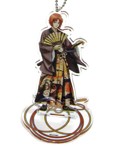Kamui Gintama Newly Drawn Acrylic Stand Keychain Kyoto Bururun Taizaiki Toei Uzumasa Eigamura Limited Key Chain [USED]