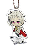 Atsushi Nakajima Bungo Stray Dogs DEAD APPLE Trading Acrylic Stand Key Chain Dead Apple Ver. animate cafe Limited Key Chain [USED]