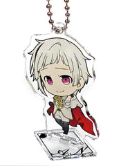 Atsushi Nakajima Bungo Stray Dogs DEAD APPLE Trading Acrylic Stand Key Chain Dead Apple Ver. animate cafe Limited Key Chain [USED]