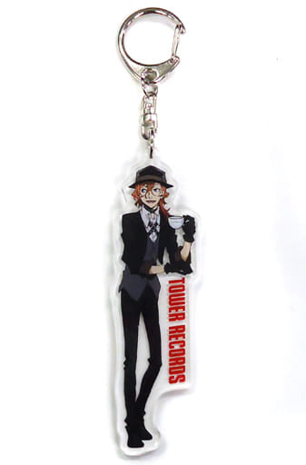 Chuuya Nakahara Bungo Stray Dogs DEAD APPLE Trading Acrylic Key Chains Tower Records Limited Key Chain [USED]