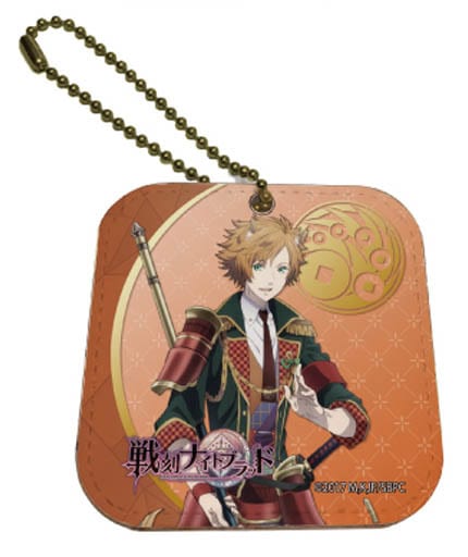 Yukimura Sanada Sengoku Night Blood Supreme Commander Leather Mirror Charm Charm [USED]