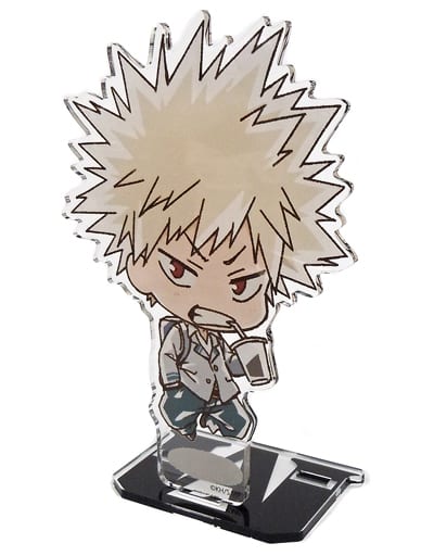 My Hero Academia Katsuki Bakugo Big Acrylic Stand Collabo Cafe Honpo 2nd Edition Limited Acrylic Stands [USED]