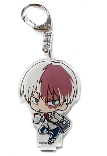 My Hero Academia Shoto Todoroki Acrylic Keychain Collabo Cafe Honpo 2nd Edition Limited Keychains [USED]