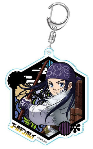 Asirpa Golden Kamuy Cutout Series Acrylic Key Chain Key Chain [USED]