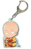 Saitama Normal Ver. One Punch Man Gyugyutto Acrylic Key Chain Key Chain [USED]