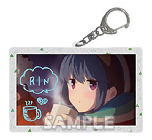 Rin Shima Laid-Back Camp Cararium Photo Acrylic Key Chain Key Chain [USED]