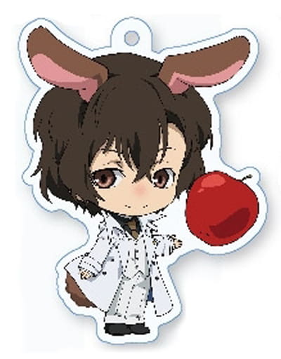 Osamu Dazai Bungo Stray Dogs DEAD APPLE Rabbit Ears Acrylic Key Chain Key Chain [USED]