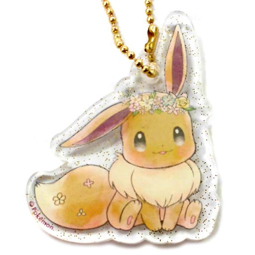 Eevee Pokemon Acrylic Charms Pikachu&Eievui's Easter Goods Collection Pokemon Center Limited Charm [USED]