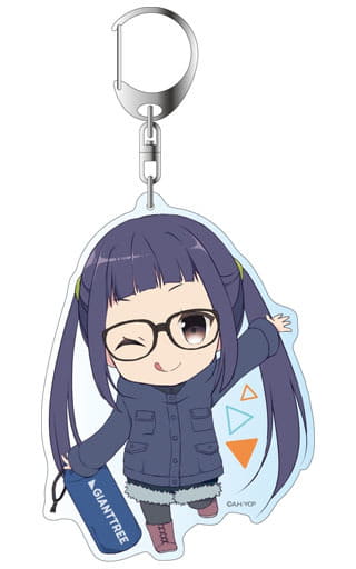 Chiaki Ogaki Deformed Ver. Laid-Back Camp Deka Key Chain Key Chain [USED]