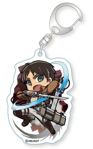 Ellen Yeager 3D Maneuver Gear Attack on Titan Tobida Style! Acrylic Key Chain Key Chain [USED]