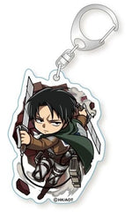 Levi 3D Maneuver Gear Attack on Titan Tobida Style! Acrylic Keychain Key Chain [USED]