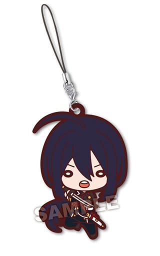 Namazuo Toushiro Touken Ranbu ONLINE Nitotan Rubber Mascot Key Chain [USED]