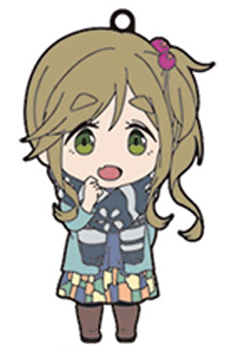 Aoi Inuyama Laid-Back Camp Nendoroid Plus Trading Rubber Keychain Key Chain [USED]