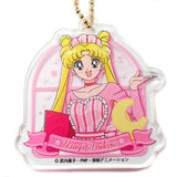 Usagi Tsukino Sailor Moon Acrylic Keychain A Sailor Moon Cafe 2017 Limited Key Chain [USED]