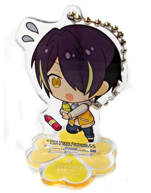 Shinobu Sengoku Ensemble Stars! Trading Acrylic Stand Key Chain Yumenosaki Picnic Ver. Group A animate cafe Limited Key Chain [USED]