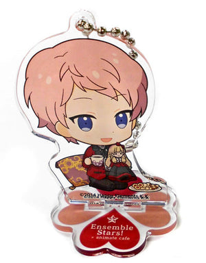 Shu Itsuki Ensemble Stars! Trading Acrylic Stand Key Chain Yumenosaki Picnic Ver. Group A animate cafe Limited Key Chain [USED]