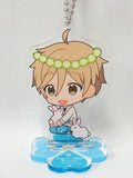 Tomoya Mashiro Ensemble Stars! Trading Acrylic Stand Key Chain Yumenosaki Picnic Ver. Group B animate cafe Limited Key Chain [USED]