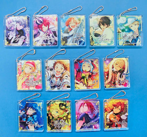 Nazuna Nito, etc. Ensemble Stars! CoLotta Trading Acrylic Plate Key Chain Group B animate cafe Limited All 13 Types Set Key Chain [USED]