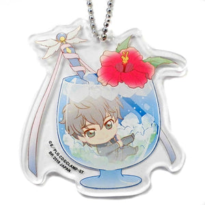 Suzaku Kururugi Glass Code Geass: Lelouch of the Rebellion Acrylic Charms Ichiban Cafe Limited Charm [USED]