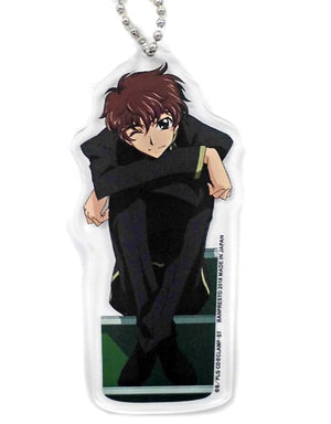 Suzaku Kururugi Life Size Code Geass: Lelouch of the Rebellion Acrylic Charms Ichiban Cafe Limited Charm [USED]