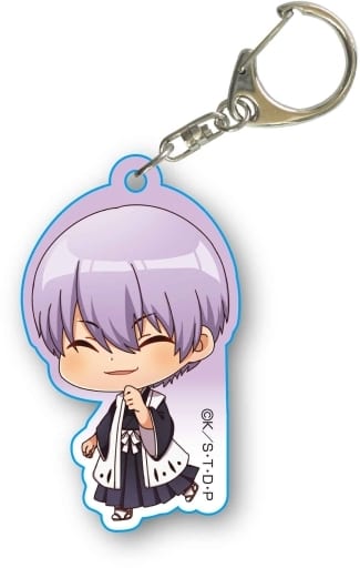 Gin Ichimaru BLEACH Tekutoko Acrylic Key Chain Key Ring [USED]