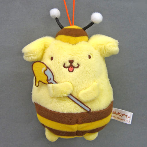 Pudding Spoon Holder Pompompurin Bee Mascot Key Ring [USED]