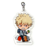 Katsuki Bakugo My Hero Academia Ichiban Kuji A Break with The Cat Acrylic Charms Kyun Chara Illustrations Prize D Charm [USED]