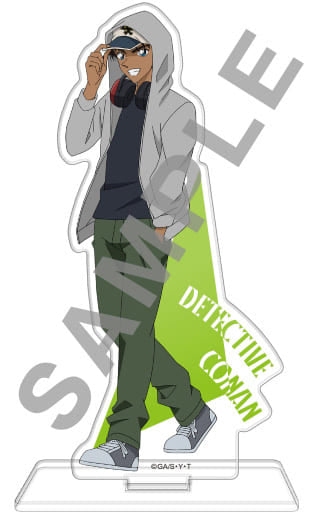 Hattori Heiji Headphone Ver. Detective Conan Acrylic Stand Figure Acrylic Stand [USED]