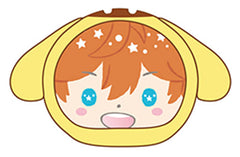 Subaru Akehoshi Ensemble Stars! X Sanrio Characters Omanjuu Niginigi Mascot Key Ring [USED]