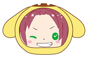 Mao Isara Ensemble Stars! X Sanrio Characters Omanjuu Niginigi Mascot Key Ring [USED]