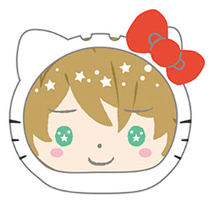 Midori Takamine Ensemble Stars! X Sanrio Characters Omanjuu Niginigi Mascot Key Ring [USED]